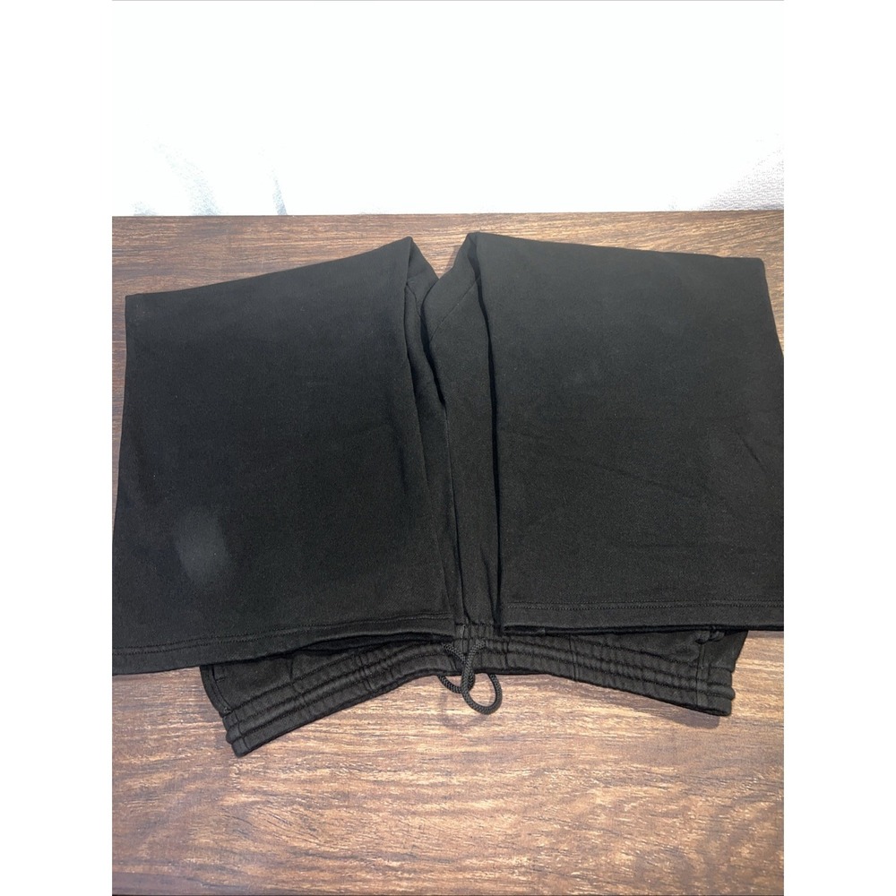 PINK by Victoria's Secret Baggy Wide Leg Womens Sweatpants Size XL Black - Picture 8 of 9